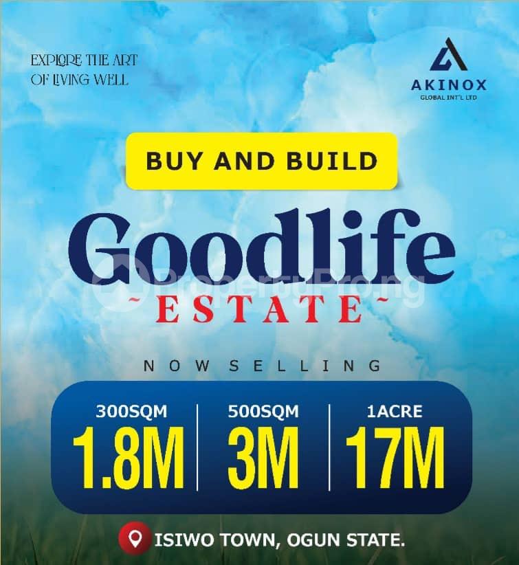 Land for sale Isiwo Town Ijebu North Ogun