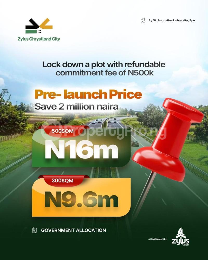 Land for sale Zylus Chrystland Estate Epe Lagos