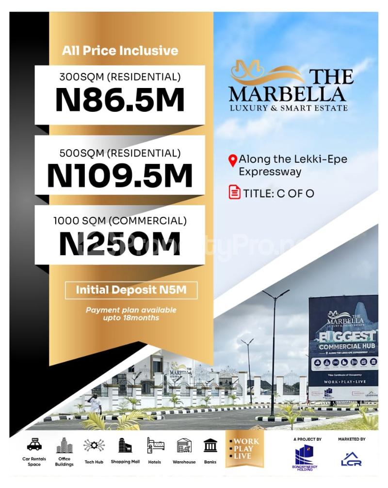 Land for sale Marbella Luxury And Smart Estate, Lagos Island Lagos