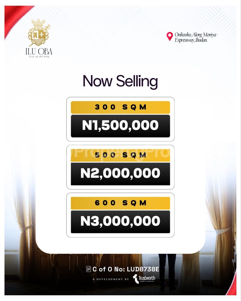 Land for sale Onikoko,along Moniya Express Way Ibadan Oyo