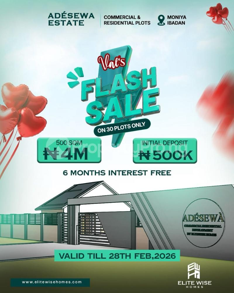 Land for sale Adesewa Commercial And Residential Estate Moniya Ibadan Oyo