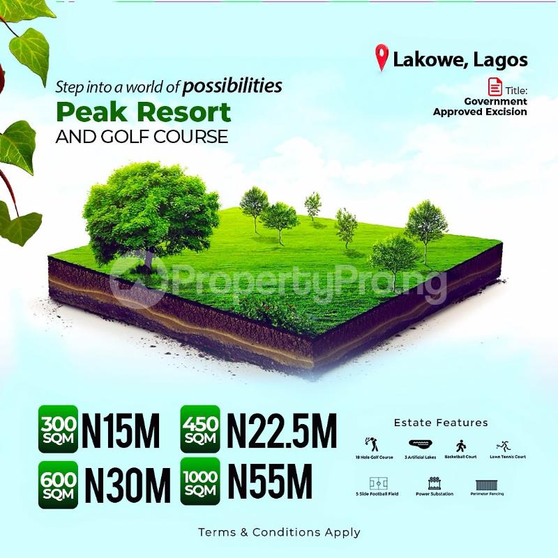 Land for sale Lakowe/ Peak Resort & Golf Estate Lakowe Ajah Lagos
