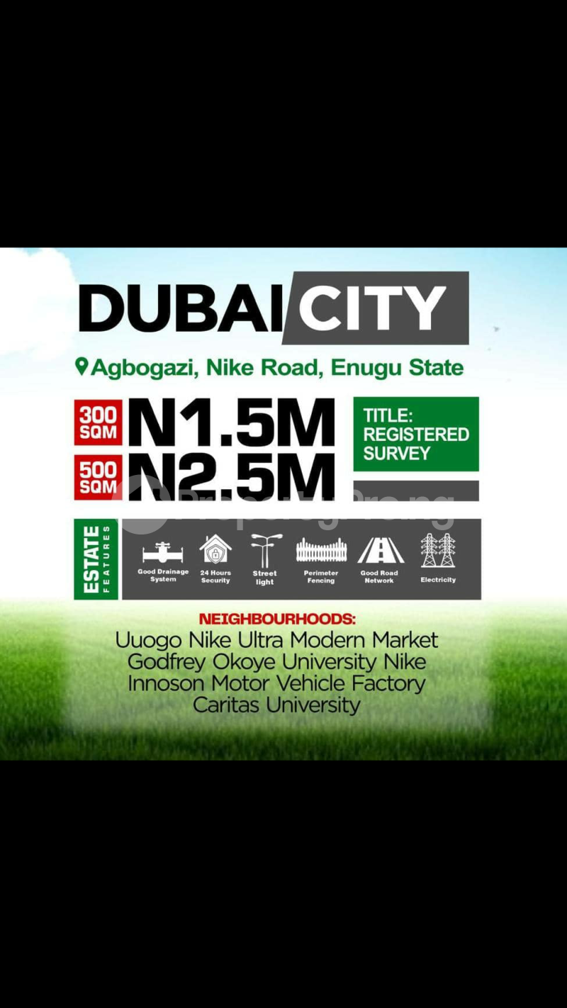 Land for sale Agbogazi Nike Road Enugu Enugu