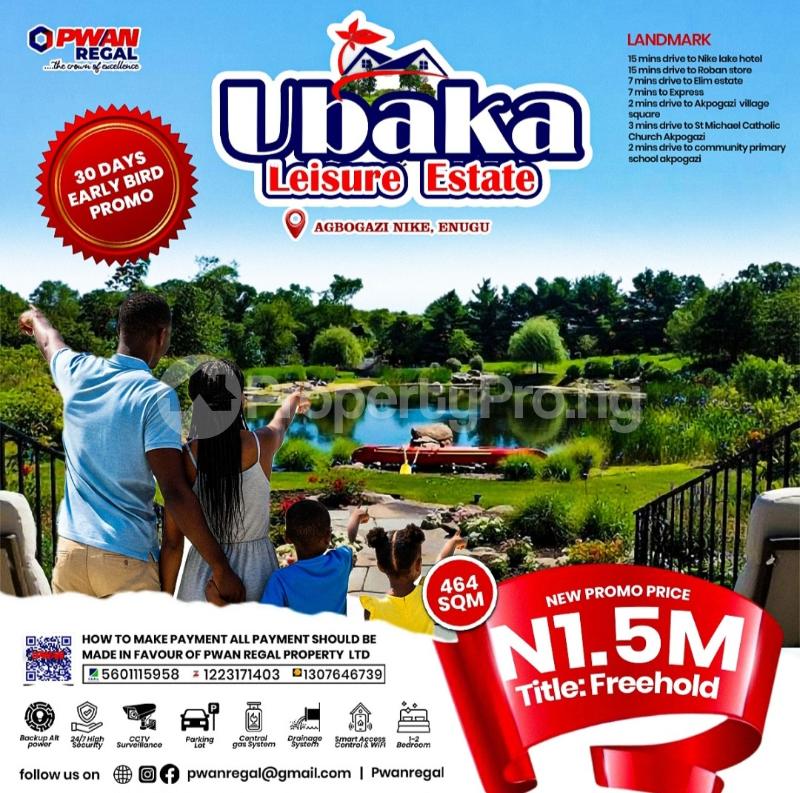 Land for sale Agbogazi Nike Enugu Enugu Enugu