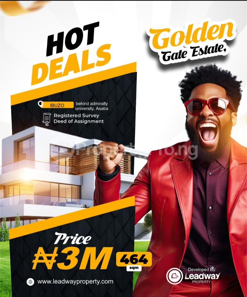 Land for sale Behind Admiralty University Asaba Delta