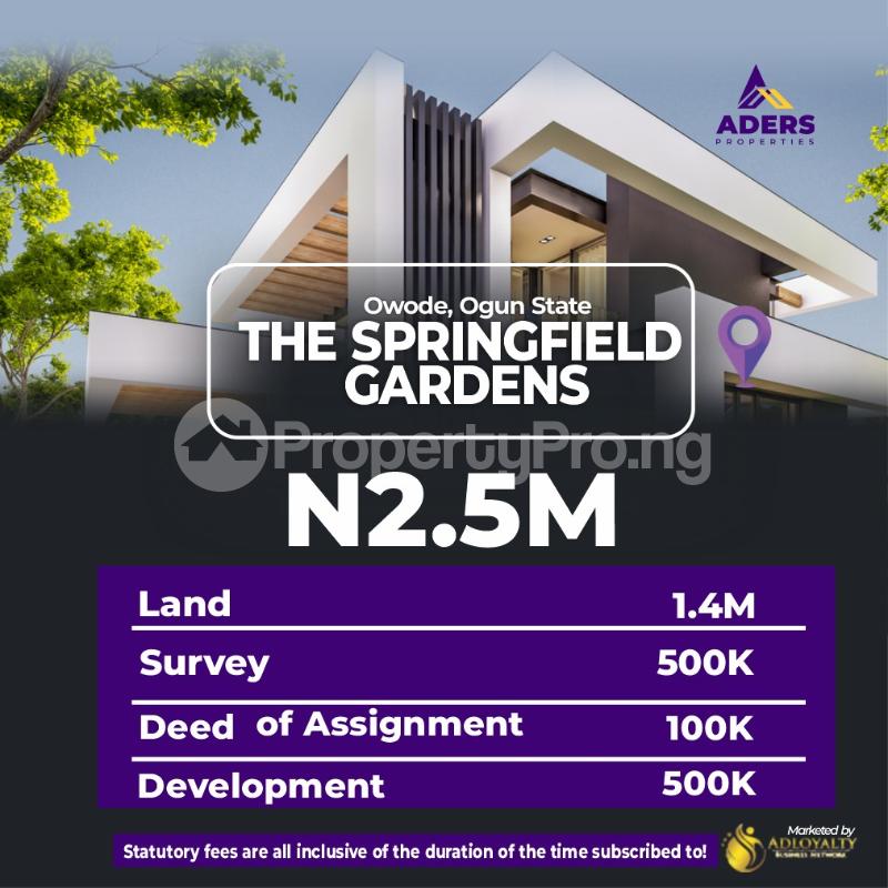 Land for sale Owode Atan Ado Odo/Ota Ogun - 0