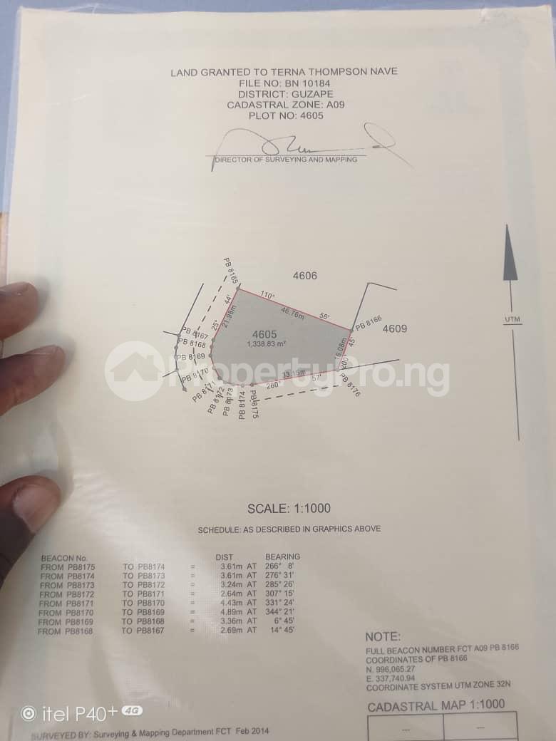 Land for sale Guzape Abuja