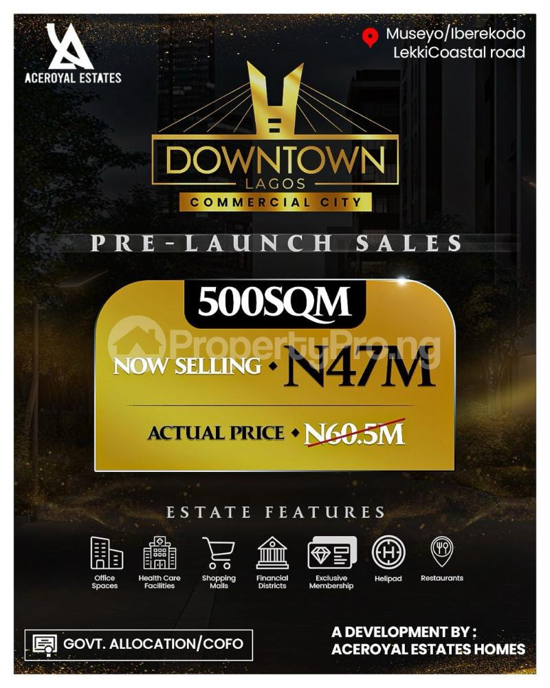 Land for sale Dangote Refinery , Lekki International Airport Dangote Fertiliser Iberekodo Ibeju-Lekki Lagos