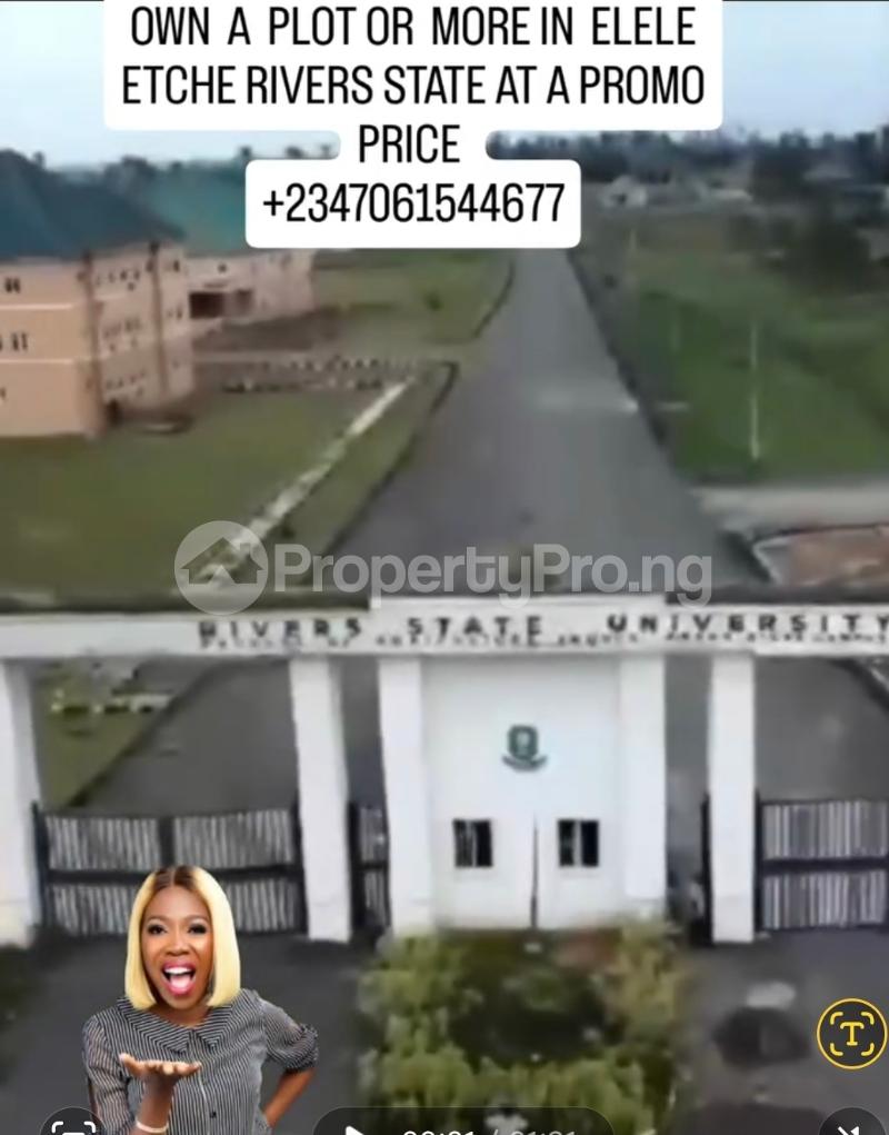 Land for sale Olympus Garden City Elele Rivers State Etche Rivers