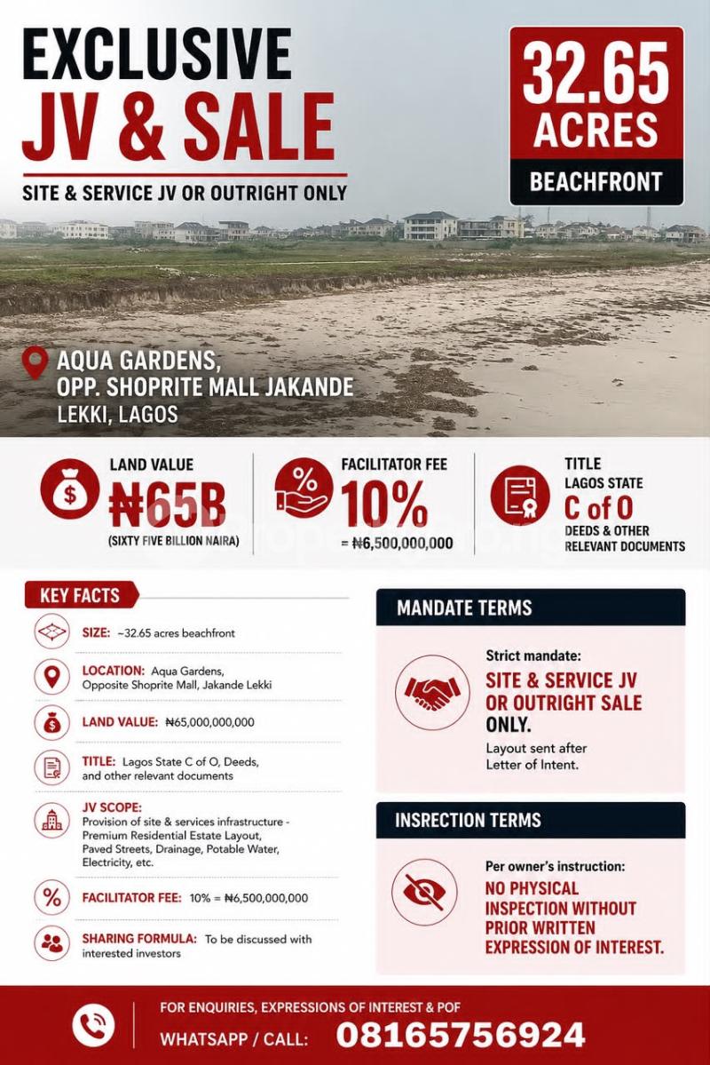 Land for sale Jakande Lekki Lagos