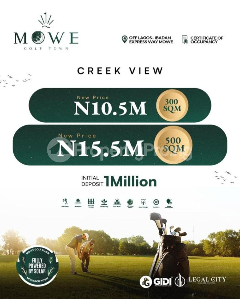 Land for sale Lagos Ibadan Expressway Mowe Mowe Obafemi Owode Ogun