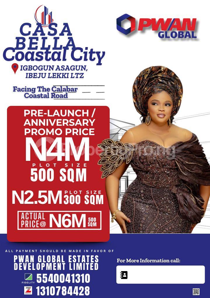 Land for sale Lagos Calabar Coastal Raod Ibeju-Lekki Lagos