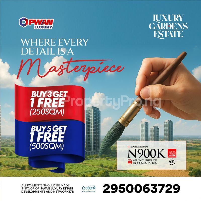 Land for sale Coastal Road Leading To Calabar LaCampaigne Tropicana Ibeju-Lekki Lagos