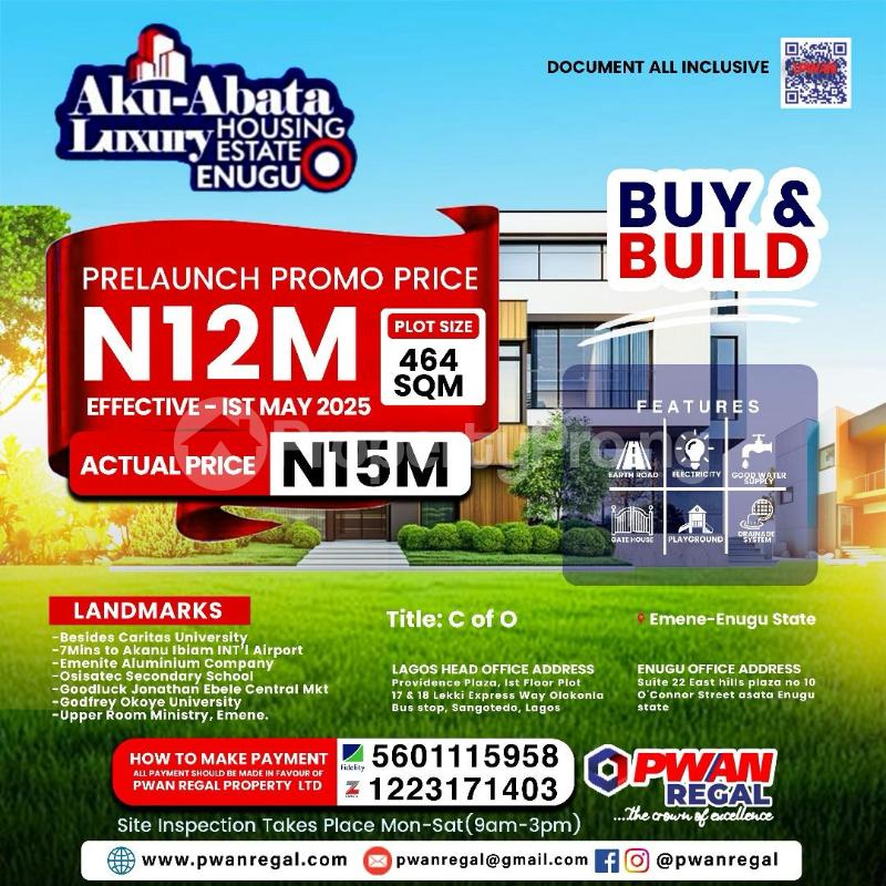 Land for sale Enugu Enugu