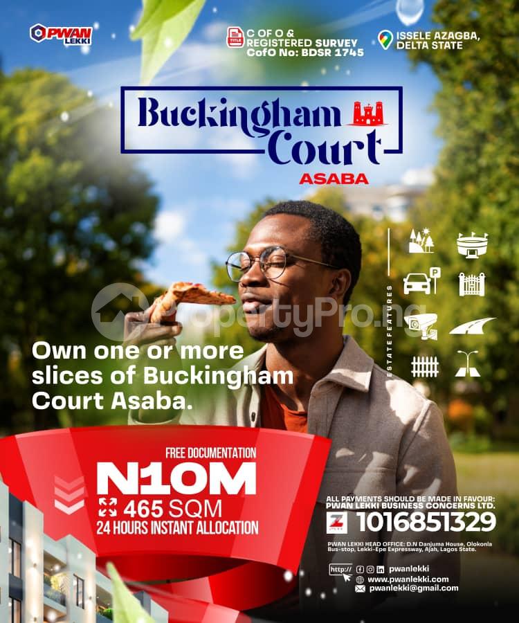 Land for sale Isselle Azagba, Asaba Delta