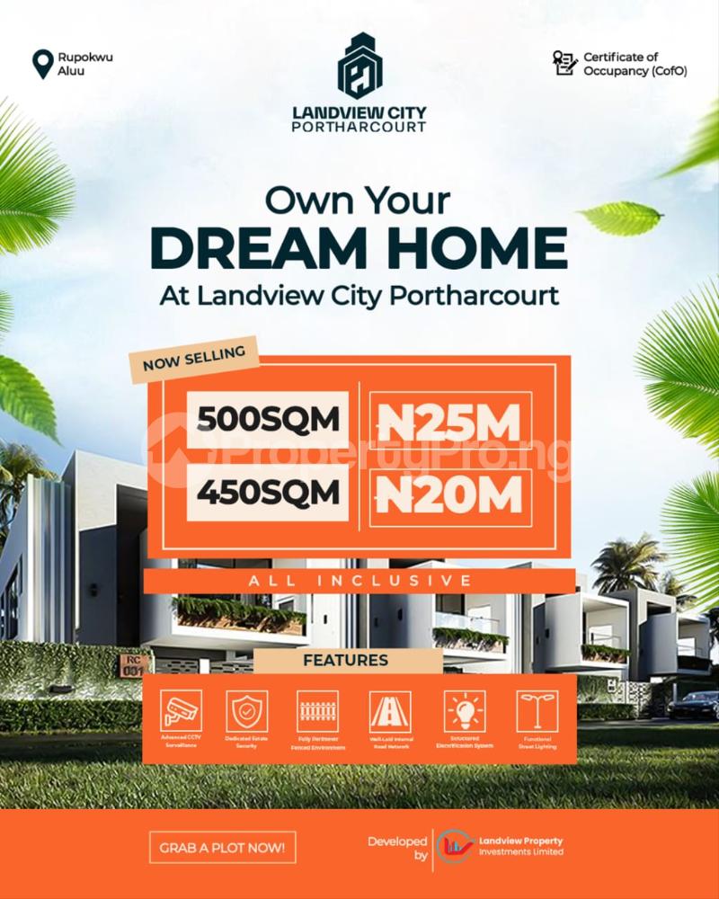 Land for sale International Airport Road Rupkpokwu Port Harcourt Rivers