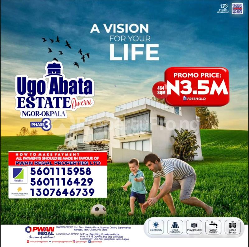 Land for sale Ngor Okpala, Owerri Imo - 0