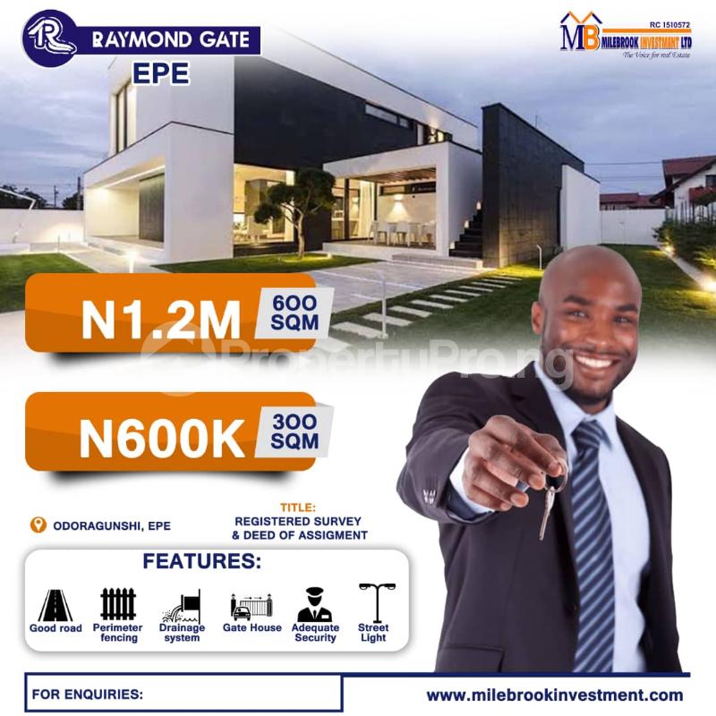 Land for sale X Epe Road Epe Lagos