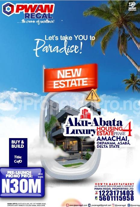 Land for sale Amachi Okpanam, Asaba Delta