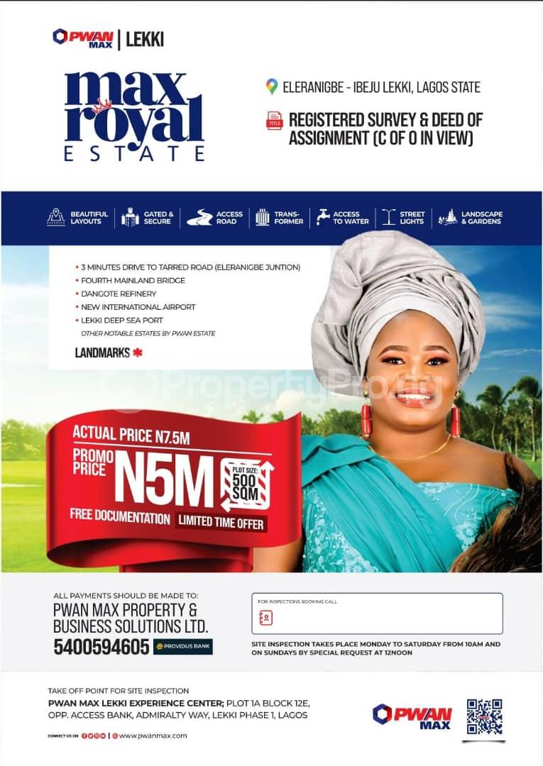 Land for sale  Ibeju-Lekki Lagos