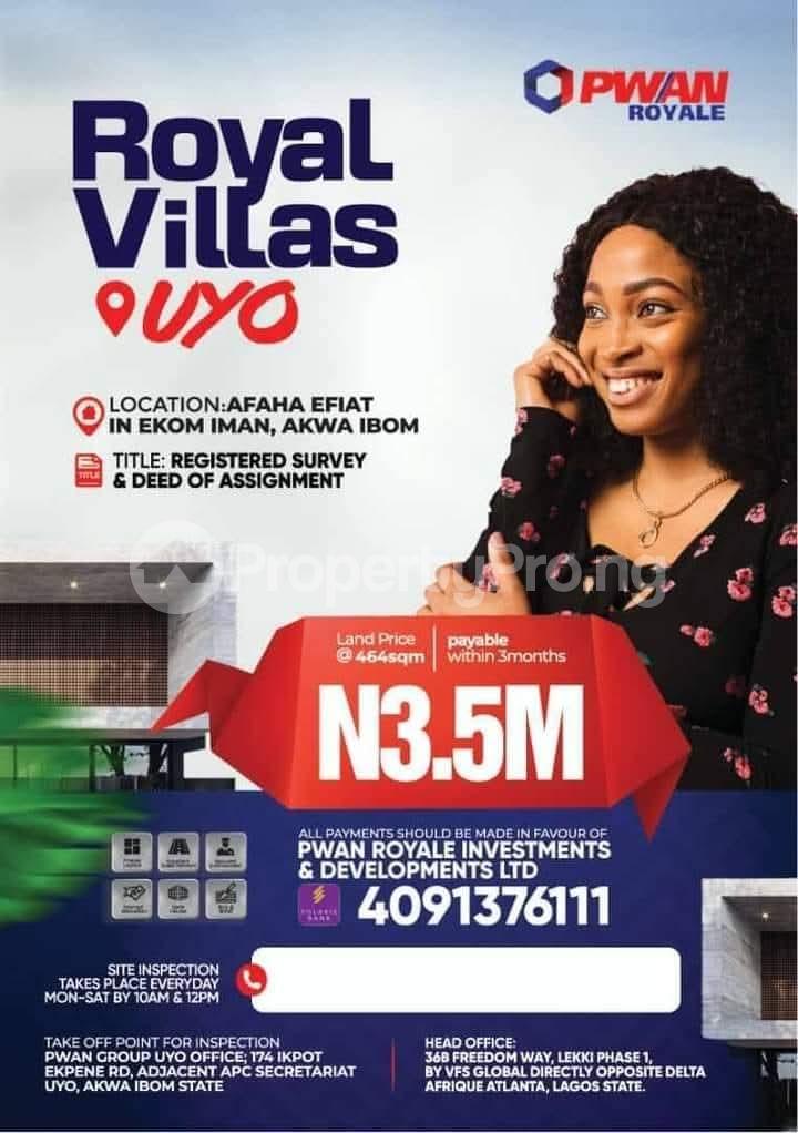 Land for sale  Uyo Akwa Ibom