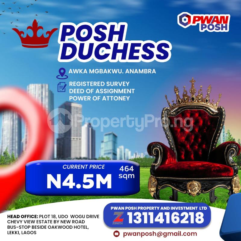 Land for sale Anambra State Polytechnic Awka North Anambra