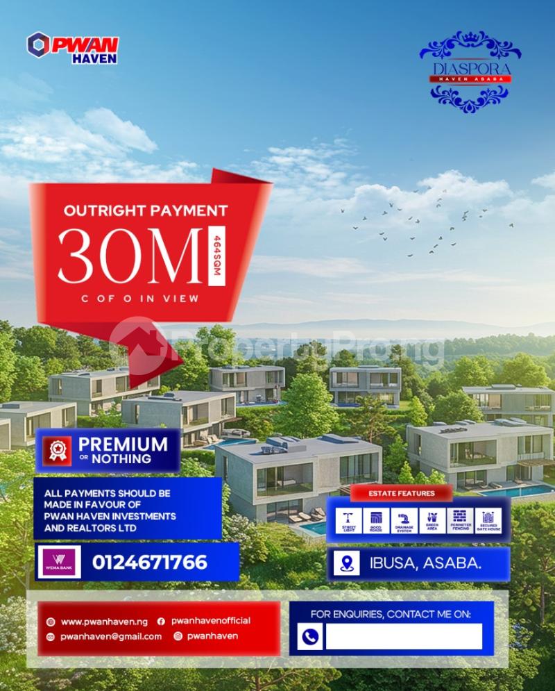 Land for sale Ibusa Asaba Delta