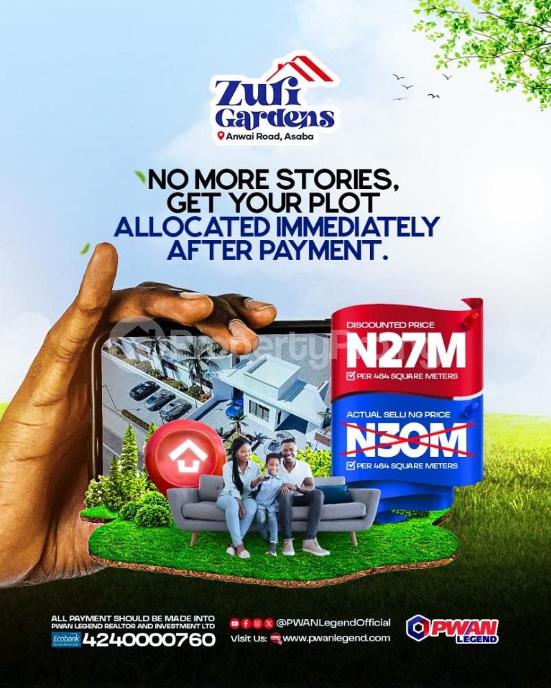 Land for sale Anwai Road, Asaba Delta