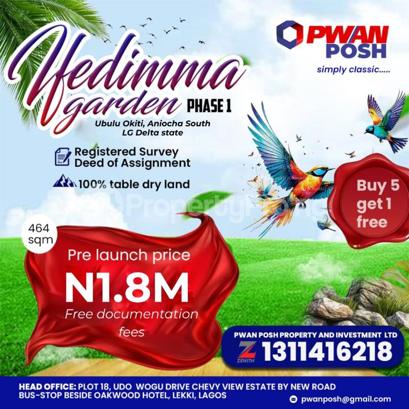 Land for sale Ubulu Okiti Aniocha South Delta