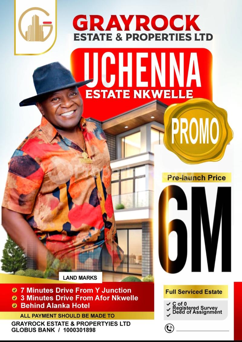 Land for sale Nkwelle 7 Min To Y Junction Oyi Anambra