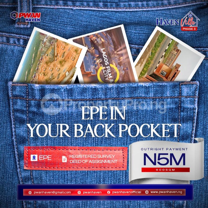 Land for sale St. Augustine University Epe Lagos