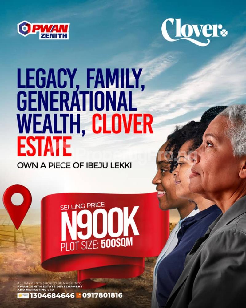 Land for sale Clover Free Trade Zone Ibeju-Lekki Lagos - 0