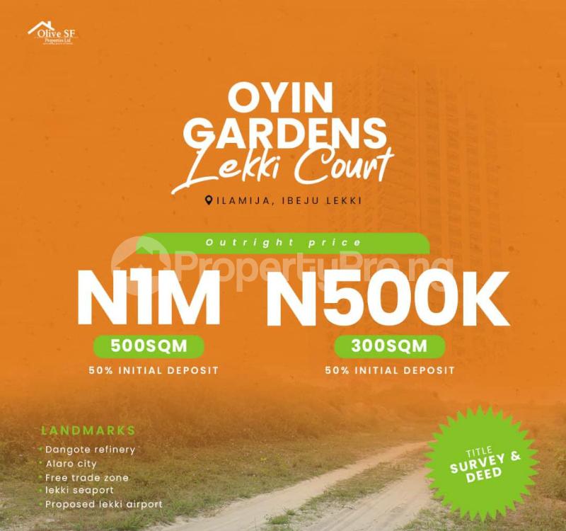 Land for sale   Free Trade Zone Ibeju-Lekki Lagos