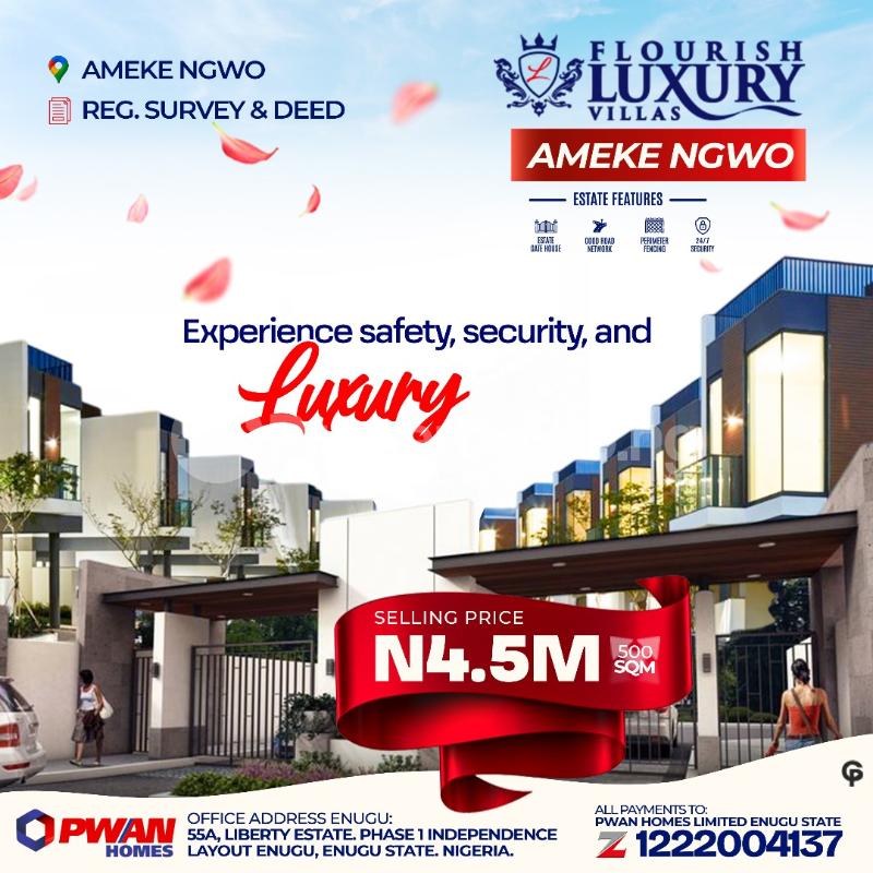 Land for sale ?? 2 Minutes Drive From Ama Brewery. ??2 Minutes Drive From Transmission Company And 1 Minute Drive From 7up Bottling Company Enugu Enugu - 0