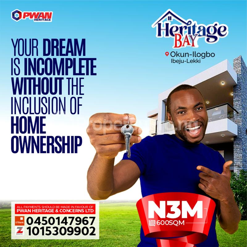 Land for sale Okun Ilogbo Free Trade Zone Ibeju-Lekki Lagos