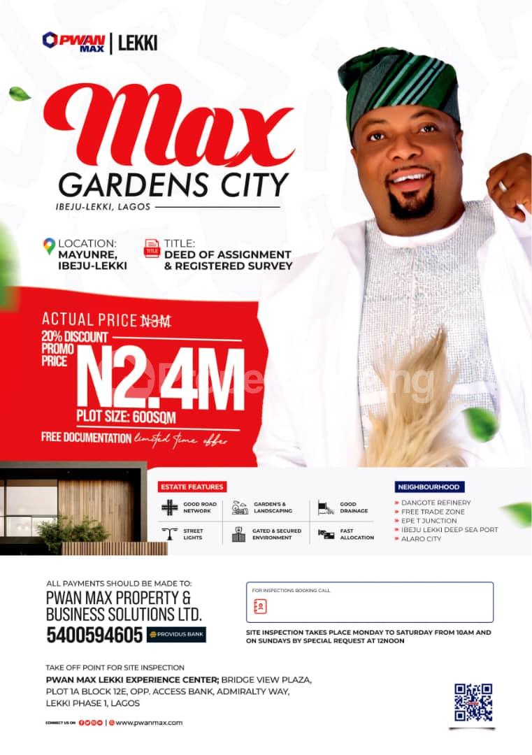 Land for sale Ibeju-Lekki Lagos