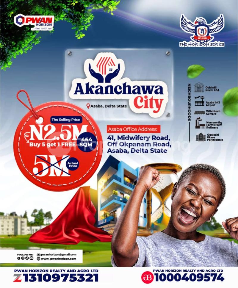 Land for sale ?? Location: Otulu Atuma Exp, Asaba Delta