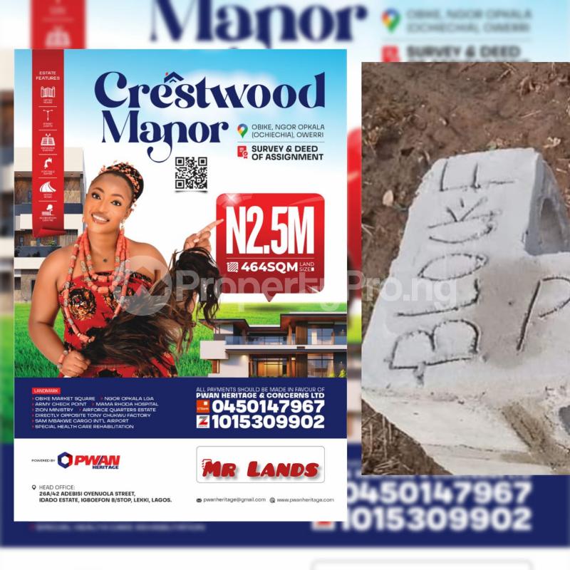 Land for sale Obike Owerri Imo