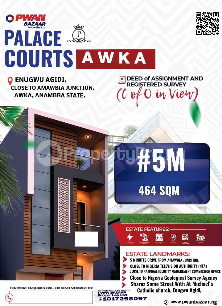 Land for sale 7 Min Drive From Amawbia Junction Awka South Anambra