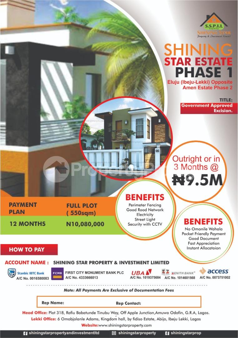 Land for sale Eluju Ibeju-Lekki Lagos - 0