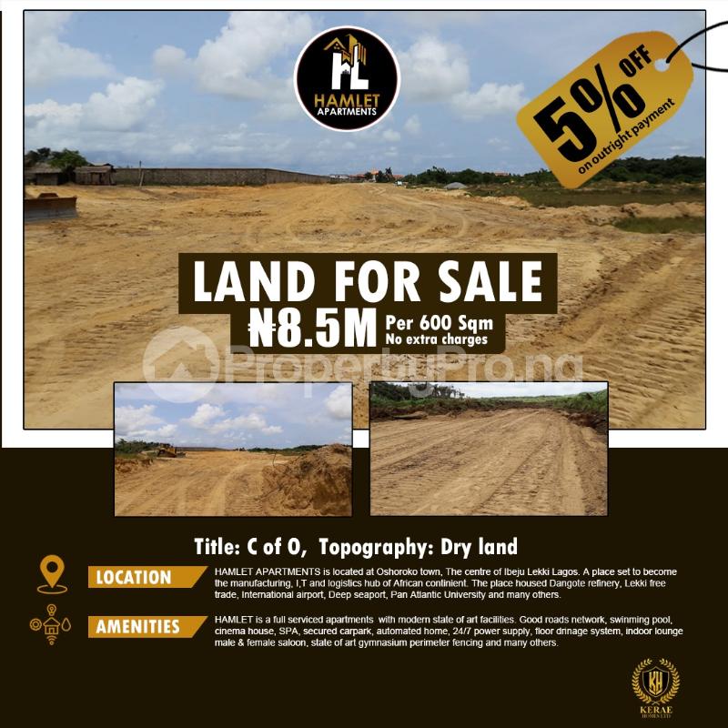 Land for sale Oshoroko Free Trade Zone Ibeju-Lekki Lagos - 0