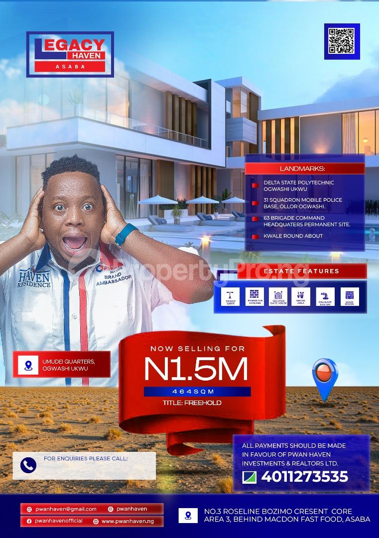 Land for sale Ogwashi Aniocha South Delta