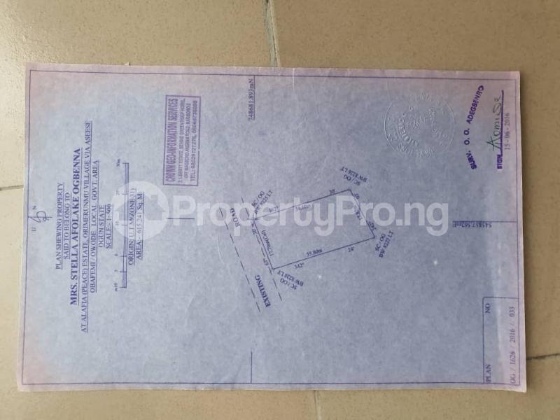 Land for sale Asese Ogun State Arepo Arepo Ogun