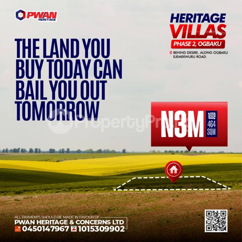 Land for sale Umuagwu Ejemekwuru Road Owerri Imo