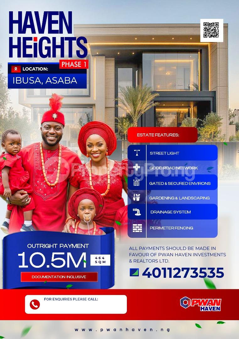 Land for sale Ibusa, Asaba Delta - 0