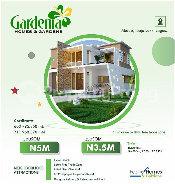 Land for sale Gardenia Homes And Garden Akodo Ibeju Lekki Lagos Akodo Ise Ibeju-Lekki Lagos