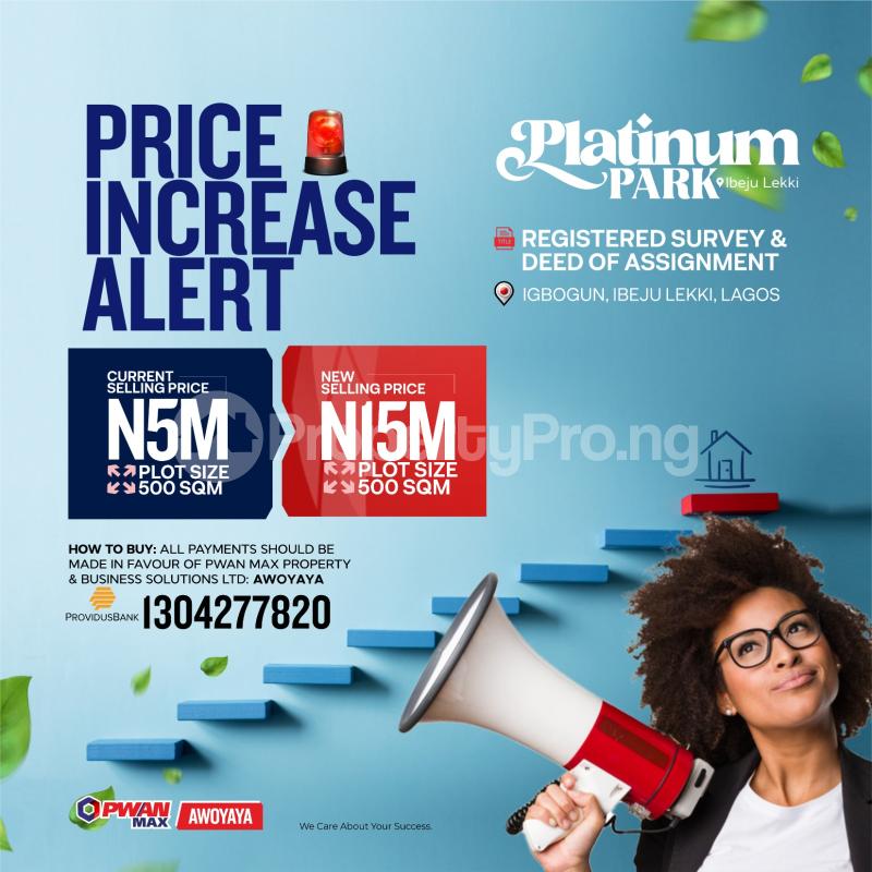 Land for sale Igbogun, Ibeju-Lekki Lagos