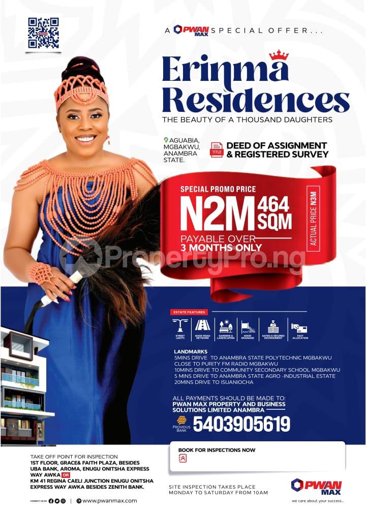 Land for sale Aguabia Mgbakwu , Awka North Anambra