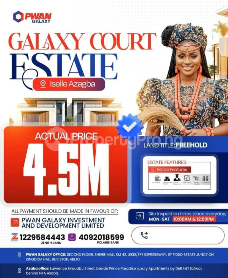 Land for sale Issele Azagba Asaba Delta