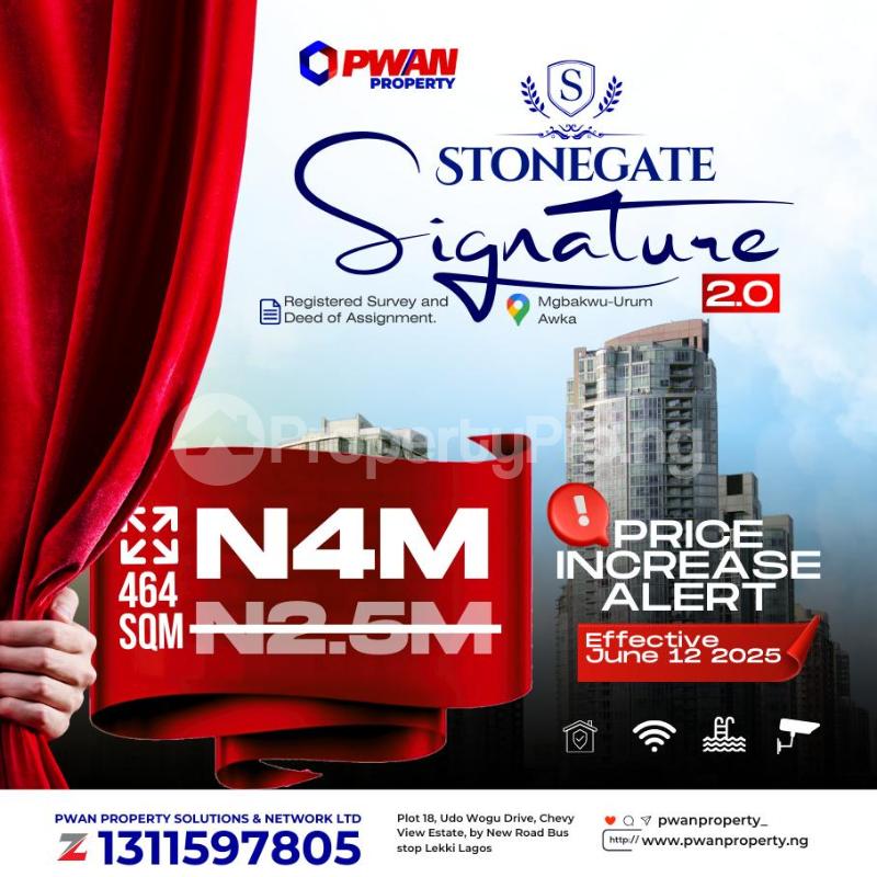 Land for sale Mgbakwu Urum Awka North Anambra